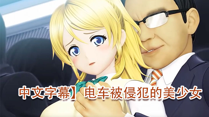【中文字幕】电车被侵犯的美少女难得一见的白虎嫩逼 海报