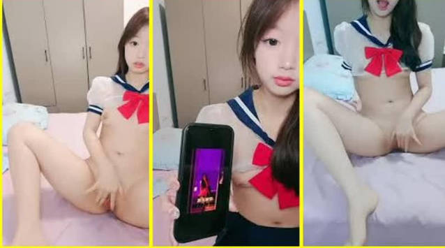 校花女神的诱惑，全程露脸制服情趣跟狼友撩骚互动，活好不粘人线下约啪，线上卖骚，无毛白虎道具插入好刺激 海报