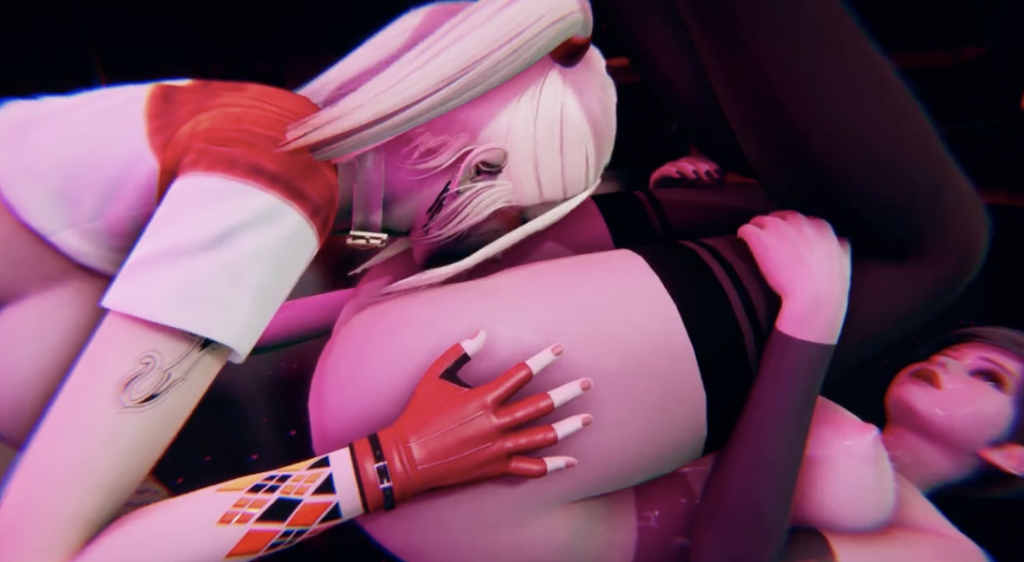 【3D扶她】自杀小队：双性小丑女哈利奎茵狂操猫女！高潮迭起！ 海报